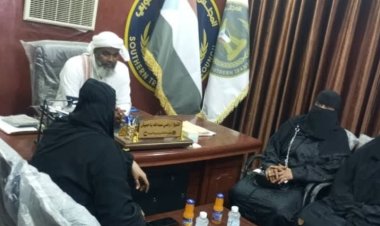 انتقالي السوم يلتقي مديرة إدارة المرأة والطفل بانتقالي وادي وصحراء حضرموت