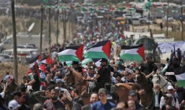 عشرات الآلاف يتظاهرون في الرباط ضد المجازر في غزة