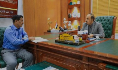 محافظ حضرموت يبحث مع مدير مكتب التخطيط آليات تنفيذ خطة 2025 ومقترحات لتشكيل مجلس اقتصادي