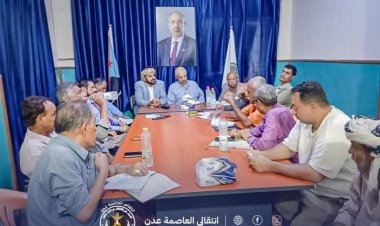 فريق التوجيه والرقابة الرئاسي يتفقد سير العمل التنظيمي بانتقالي خورمكسر