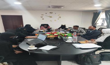 اجتماع مشترك في ديوان الجهاز المركزي للإحصاء لمناقشة منهجية تكوين إطار لوفيات الأمهات عبر الاستعانة بمسح ميزانية الأسرة