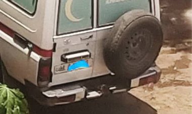 حزام طوق العاصمة عدن يضبط سيارة إسعاف مسروقة كانت في طريقها إلى تعز