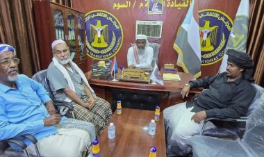 انتقالي السوم يطلع على أوضاع مدرسة ذوي الاحتياجات الخاصة بالمديرية