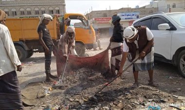بتوجيهات مدير عام ميفعة.. تدشين حملة نظافة شاملة بعاصمة المديرية جول الريدة