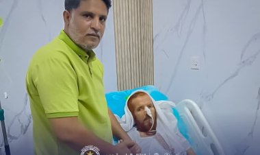 بتوجيهات من السقاف.. انتقالي العاصمة عدن يتفقد الحالة الصحية لعميد الأسرى الجنوبيين أحمد المرقشي