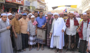 انتقالي وادي حضرموت يشارك حافة السحيل للألعاب الشعبية الشبوانية ختام فعاليات حولية الإمام الحبشي