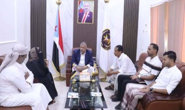 فريق التوجيه والرقابة الرئاسي وقيادة انتقالي المهرة يلتقيان رئيسة لجنة المرأة في الجمعية الوطنية .