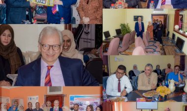 رئيس جامعة عدن يكرم سعادة السفير الألماني بدرع تذكاري تقديراً لجهوده في دعم مجالات التعليم والتنمية