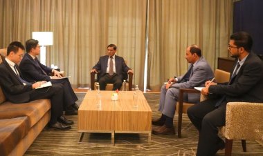 عضو مجلس القيادة الرئاسي البحسني يستقبل القائم بأعمال سفير جمهورية الصين الشعبية