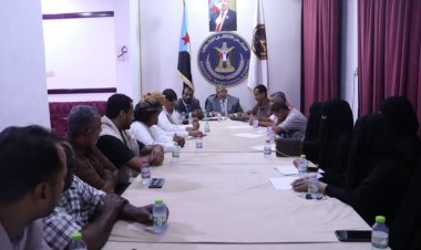 فريق التوجيه والرقابة الرئاسي يلتقي أعضاء الجمعية الوطنية ومجلس المستشارين بمديرية الغيضة