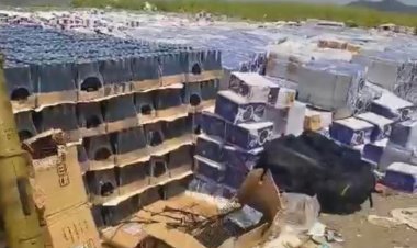 الحملة الأمنية المشتركة تضبط سفينة إيرانية تحمل أسلحة ومنتجات ايرانية الصنع في طريقها للـhـوثيين بالقرب من باب المندب