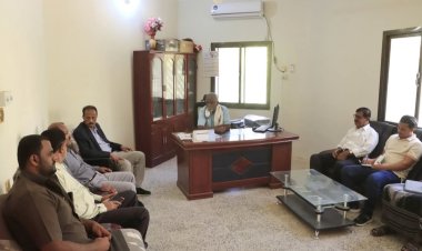 فريق التوجيه والرقابة الرئاسي يطلع على سير عمل مكتب التخطيط والتعاون الدولي بشبوة