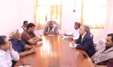 فريق التوجيه والرقابة الرئاسي يطلع على نشاط مكتب الزراعة بمحافظة المهرة