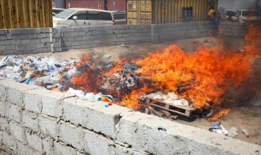 ‏النيابة الجزائية المتخصصة بعدن تتلف طنًّا و8 كيلو من المخدرات، ضبطتها الحملة الأمنية المشتركة في ساحل رأس العارة