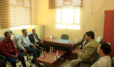 فريق التوجيه والرقابة الرئاسي يطلع على سير عمل مكتب الزراعة والري بشبوة