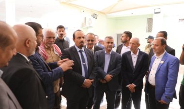 محافظ حضرموت يدشّن مشروع إعادة تشغيل مستشفى بضة بدوعن