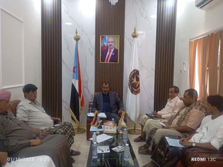 فريق التوجيه والرقابة الرئاسي يلتقي اللجنة التحضيرية لاتحاد المهندسين الجنوبيين بمحافظة المهرة