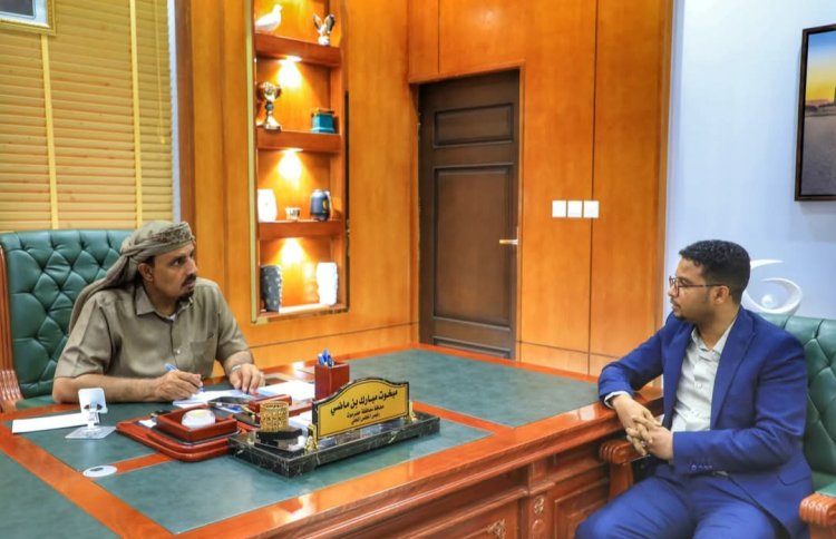 محافظ حضرموت يطلع على جملة المناشط الشبابية والرياضية بالوادي ويؤكد استمرار الدعم لتوفير البيئة المناسبة لتنمية قدرات الشباب