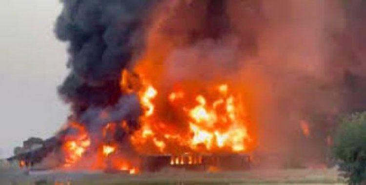 انفجار عنيف داخل مستودع للمشتقات النفطية بطهران