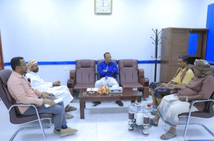 انتقالي وادي وصحراء حضرموت يطلع على نشاط هيئة مستشفى سيئون العام