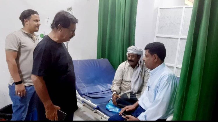 فريق التوجية والرقابة الرئاسي يطمئن على صحة رئيس تنفيذية انتقالي شبوة