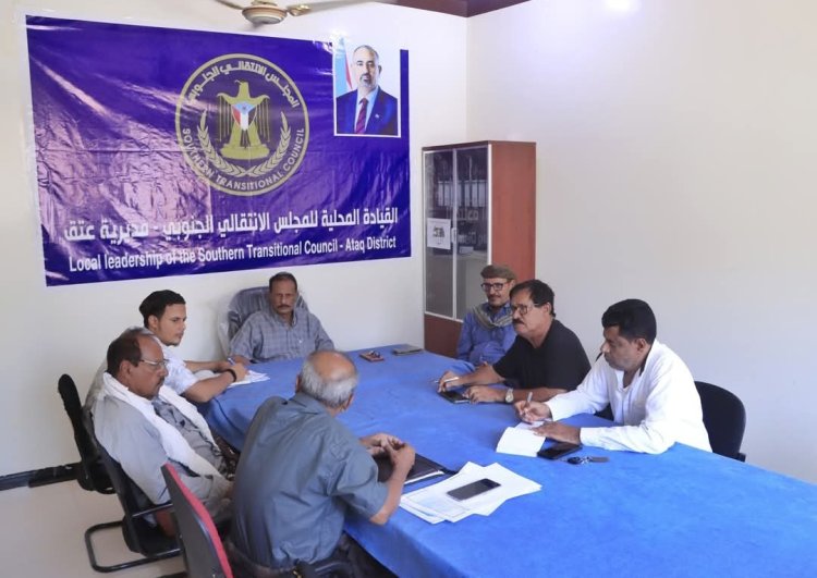 فريق التوجيه والرقابة الرئاسي يلتقي رئيس الجنة التحضرية لمؤتمر شبوة الشامل