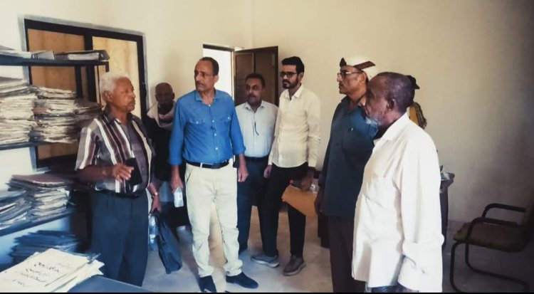 فريق التوجيه والرقابة الرئاسي يطلع على أوضاع مكتب الزراعة والري بمحافظة أبين