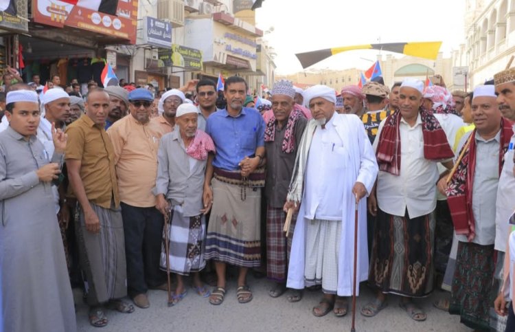 انتقالي وادي حضرموت يشارك حافة السحيل للألعاب الشعبية الشبوانية ختام فعاليات حولية الإمام الحبشي