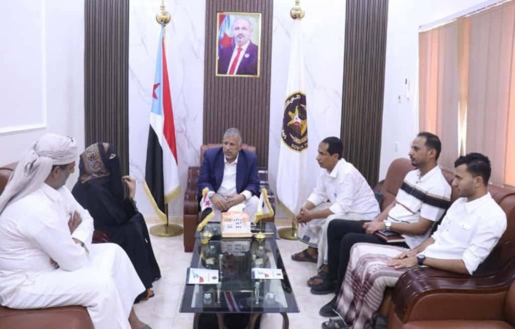 فريق التوجيه والرقابة الرئاسي وقيادة انتقالي المهرة يلتقيان رئيسة لجنة المرأة في الجمعية الوطنية .