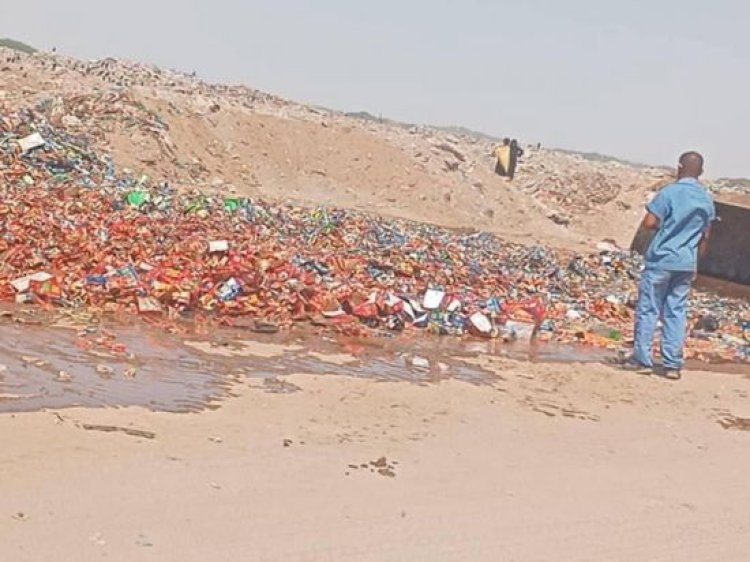 إتلاف 15 طنا من العصائر منتهية الصلاحية في المنصورة