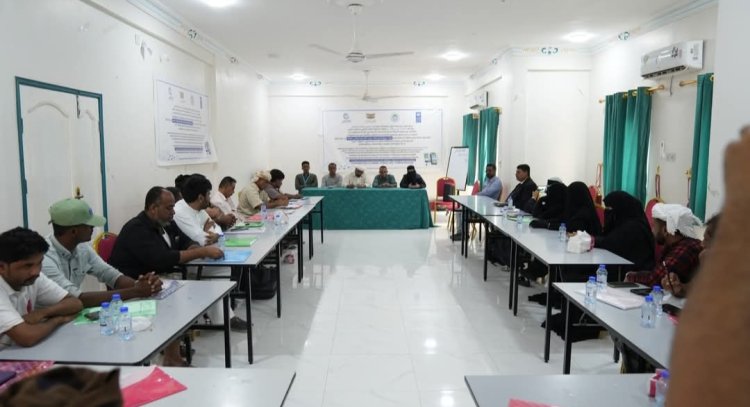 كلشات يختتم الدورة التدريبية لجمع بيانات مصيد الأسماك في المهرة