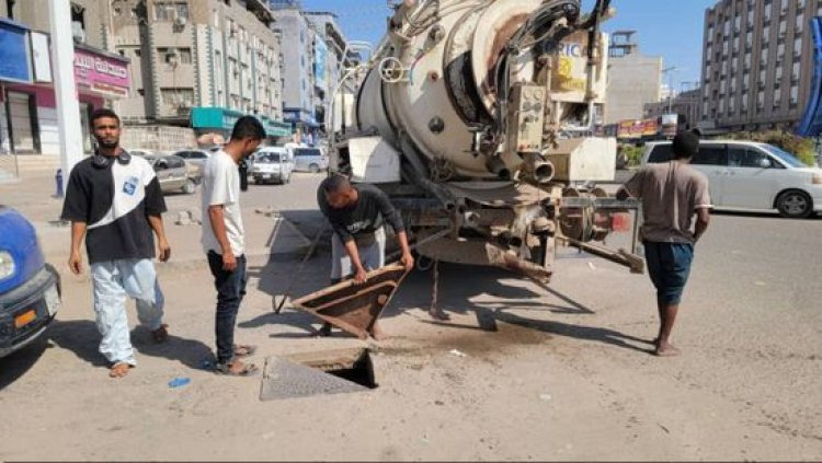 تدشين حملة لتنظيف شبكة الصرف الصحي في المنصورة