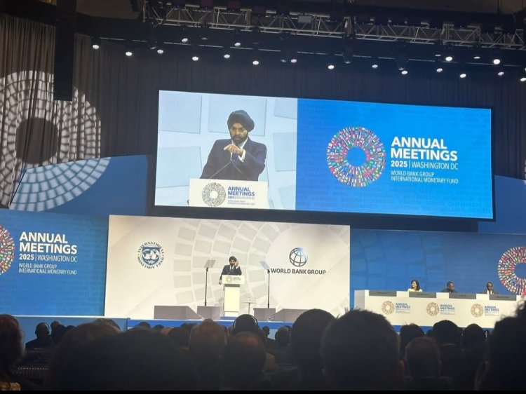 وزير التخطيط ومحافظ البنك المركزي يشاركان في الجلسة العامة للاجتماعات السنوية لمجموعة البنك وصندوق النقد الدوليين