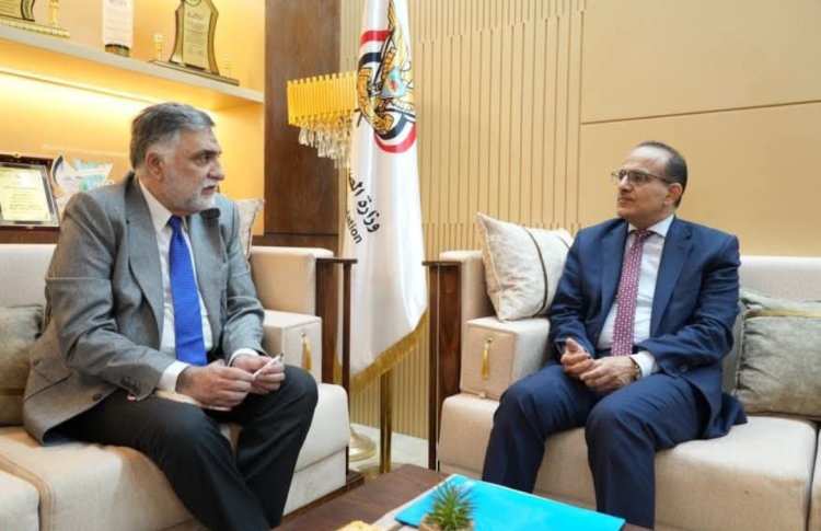 وزير الصحة يبحث مع ممثل منظمة الصحة العالمية سبل تعزيز النظام الصحي الوطني