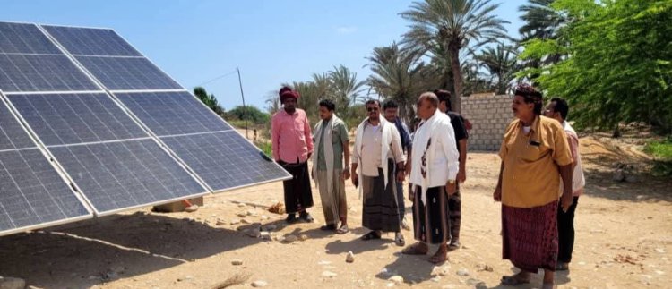 القائم بأعمال مدير عام سيحوت يتسلّم المشاريع التنموية الممولة من مركز الملك سلمان والمنفذة ضمن مشروع "من الغذاء إلى الصمود"