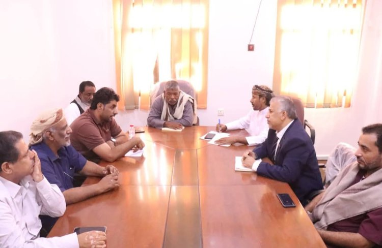 فريق التوجيه والرقابة الرئاسي يطلع على نشاط مكتب الزراعة بمحافظة المهرة