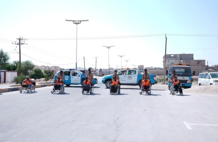 انطلاق مسابقة الكراسي المتحركة بالمهرة