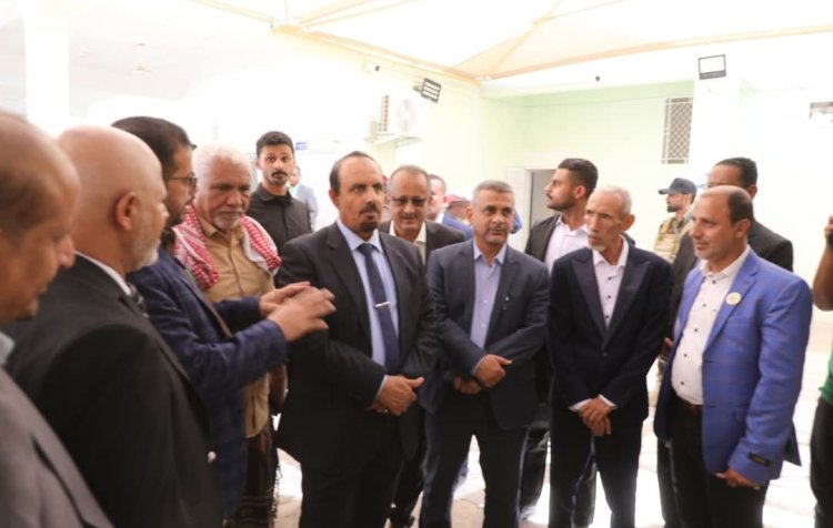 محافظ حضرموت يدشّن مشروع إعادة تشغيل مستشفى بضة بدوعن