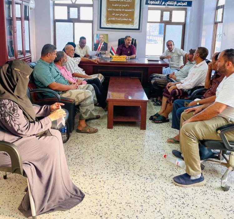 تنفيذية انتقالي المنصورة تستعرض خطة أنشطتها لشهر نوفمبر