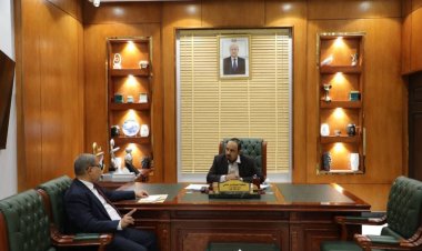 المحافظ بن ماضي ورئيس جامعة حضرموت يناقشان جملة نشاطات أكاديمية وبحثية لتطوير التعليم الأكاديمي بالجامعة