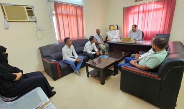 مدير عام ساه يبحث مع مكتب الصحة تصحيح الوضع الصحي وتعزيز مستوى الخدمات