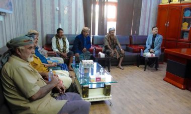 خلال لقائهم بمحافظ شبوة.. مشايخ ووجهاء لقموش يؤكدون وقوفهم إلى جانب قيادة السلطة المحلية والأجهزة الأمنية والعسكرية وجهودها الراسخة في تعزيز الاستقرار