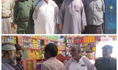 مدير عام مديرية حات ينفذ نزولًا ميدانيًا لمراقبة أسعار المواد الغذائية والاستهلاكية