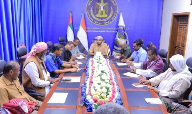 تنفيذية انتقالي وادي وصحراء حضرموت تناقش الأوضاع الخدمية والأمنية