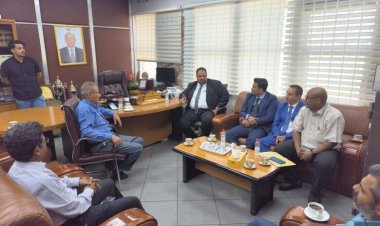 لقاء يعزز التنسيق المشترك بين قيادتي شركة النفط ومصافي عدن