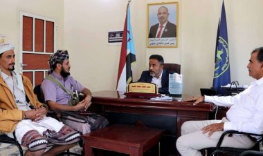 رئيس تنفيذية انتقالي أبين يلتقي قائد حزام زنجبار لمناقشة الأوضاع الأمنية بالمديرية
