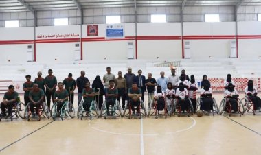 باتيس يزور المعسكر التدريبي لفريق كرة السلة للكراسي المتحركة رجال وسيدات ويؤكد دعمه لذوي الاحتياجات الخاصة