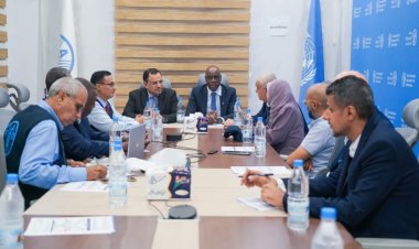 الوزيران السقطري والوالي  يزورا مقر الفاو بعدن ويلتقيا بالقائم بأعمال الممثل المقيم آدم ياو ويطّلعا على المشاريع التنموية المنفذة والمزمعة