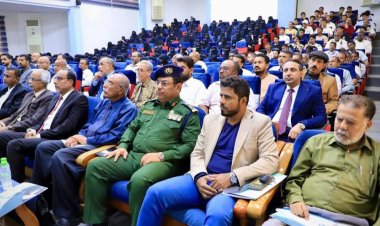 مدير كلية الشرطة حضرموت يشارك في تدشين أسبوع البحث العلمي الدولي الرابع بجامعة حضرموت