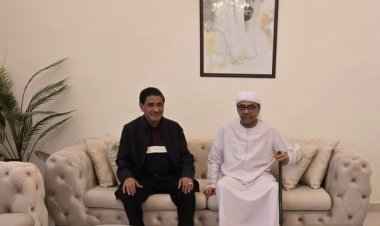 عضو مجلس القيادة الرئاسي البحسني يطمئن على صحة الإعلامي مسهور ويستمع إلى آرائه وتحليلاته تجاه الأوضاع الراهنة